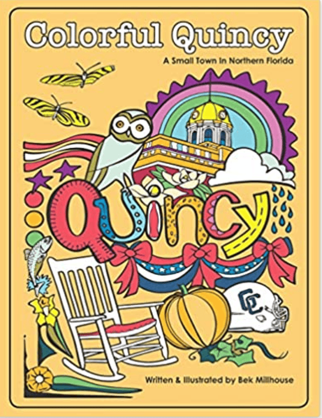 Colorful Quincy coloring book