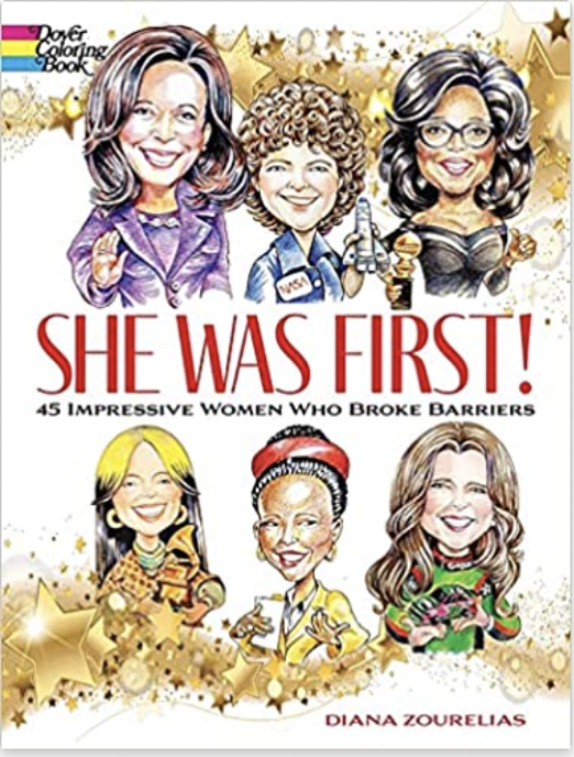 Iconic American Women Coloring Book: 45 Trailblazers Who Changed History