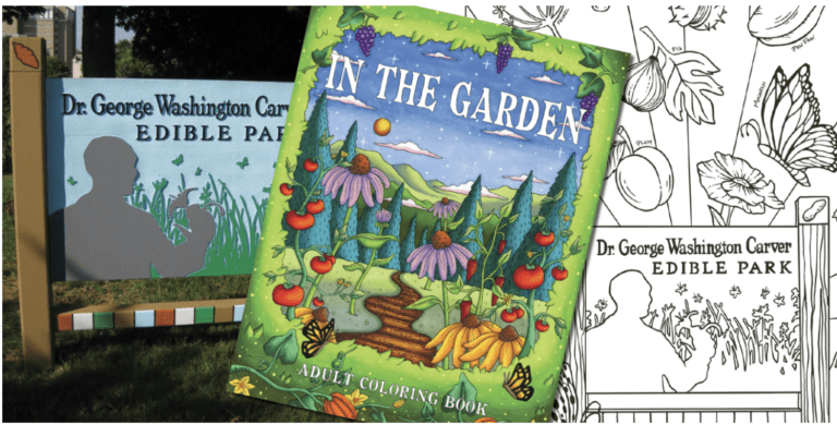 In the Garden Coloring book