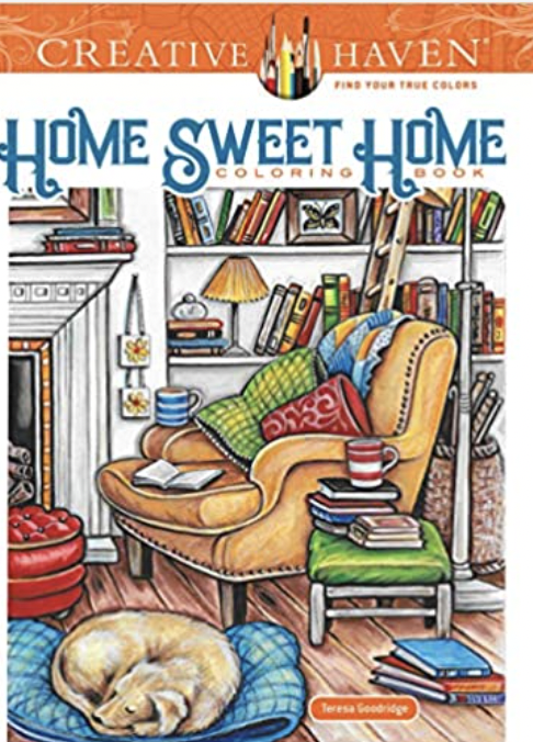 Unleash Your Inner Artist: Creative Haven Home Sweet Home Coloring Book for Adults