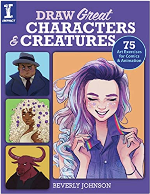Draw Great Characters Coloring Book