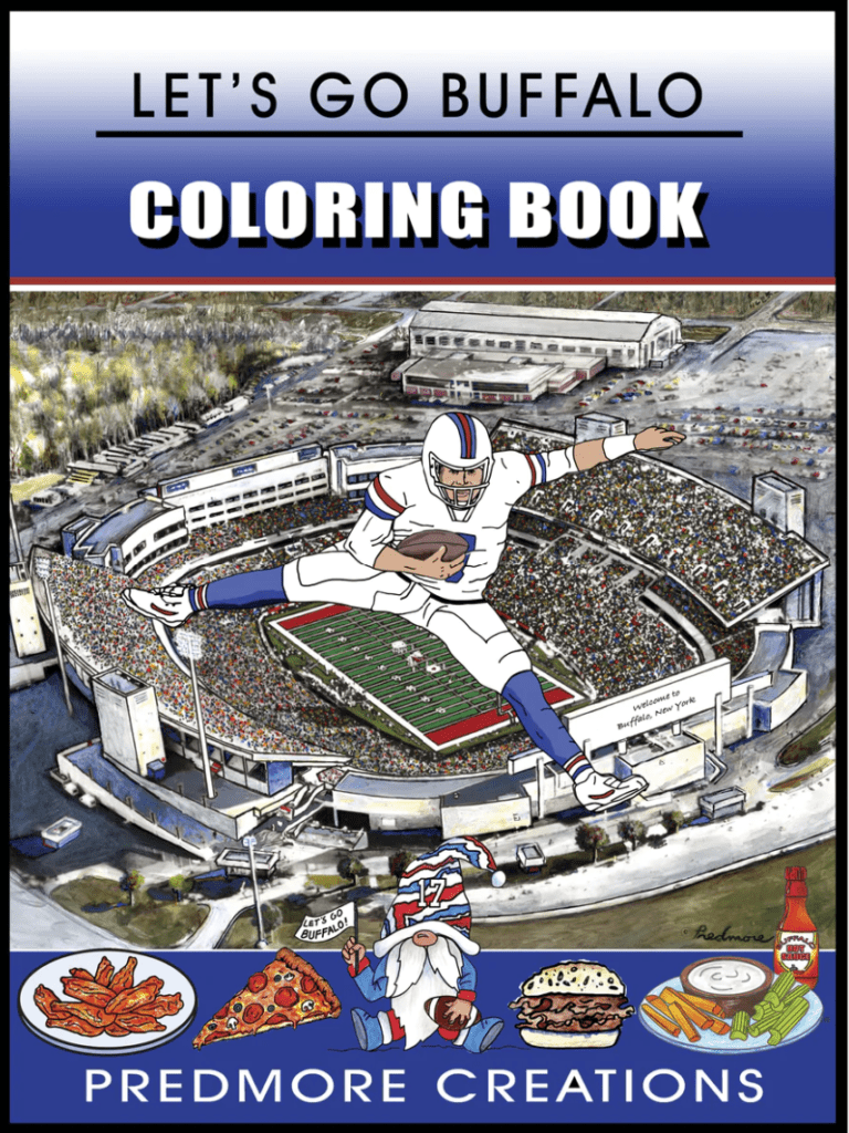 Colorful Buffalo: A Unique Coloring Book Celebrating Buffalo, NY’s Culture and Spirit
