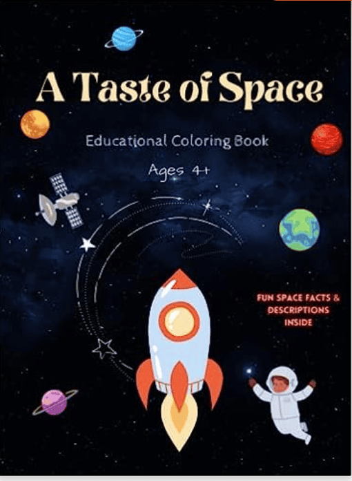 A Taste of Space Educational Coloring Book