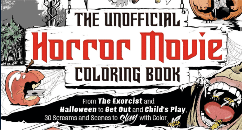 HORROR MOVIE COLORING BOOK