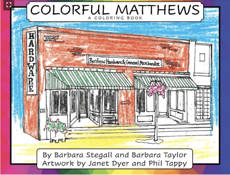 Discover the Charms of History with “Colorful Matthews: A Coloring Book for Adults.”
