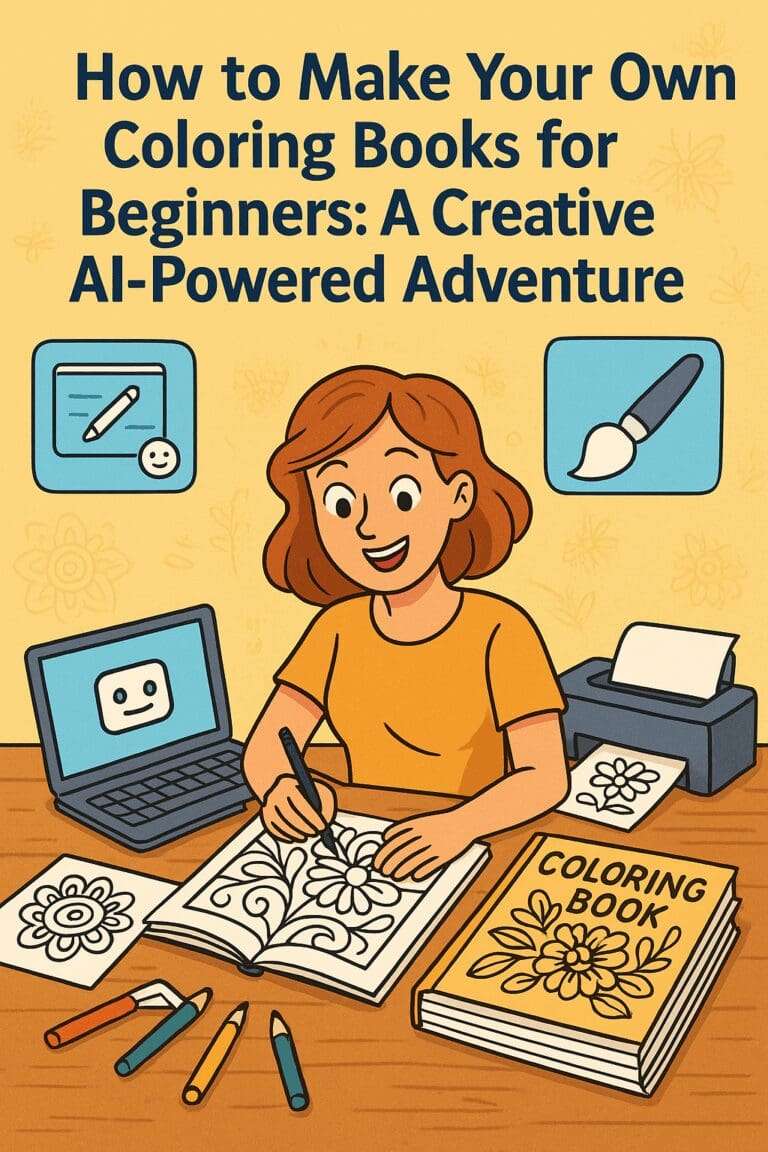 How to Make Your Own Coloring Books for Beginners: A Creative AI-Powered Adventure